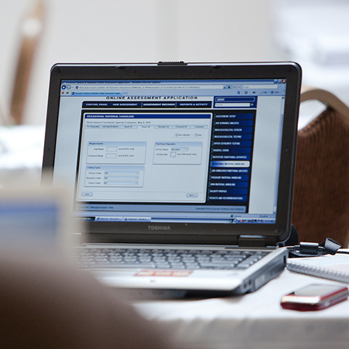 Software used in training course