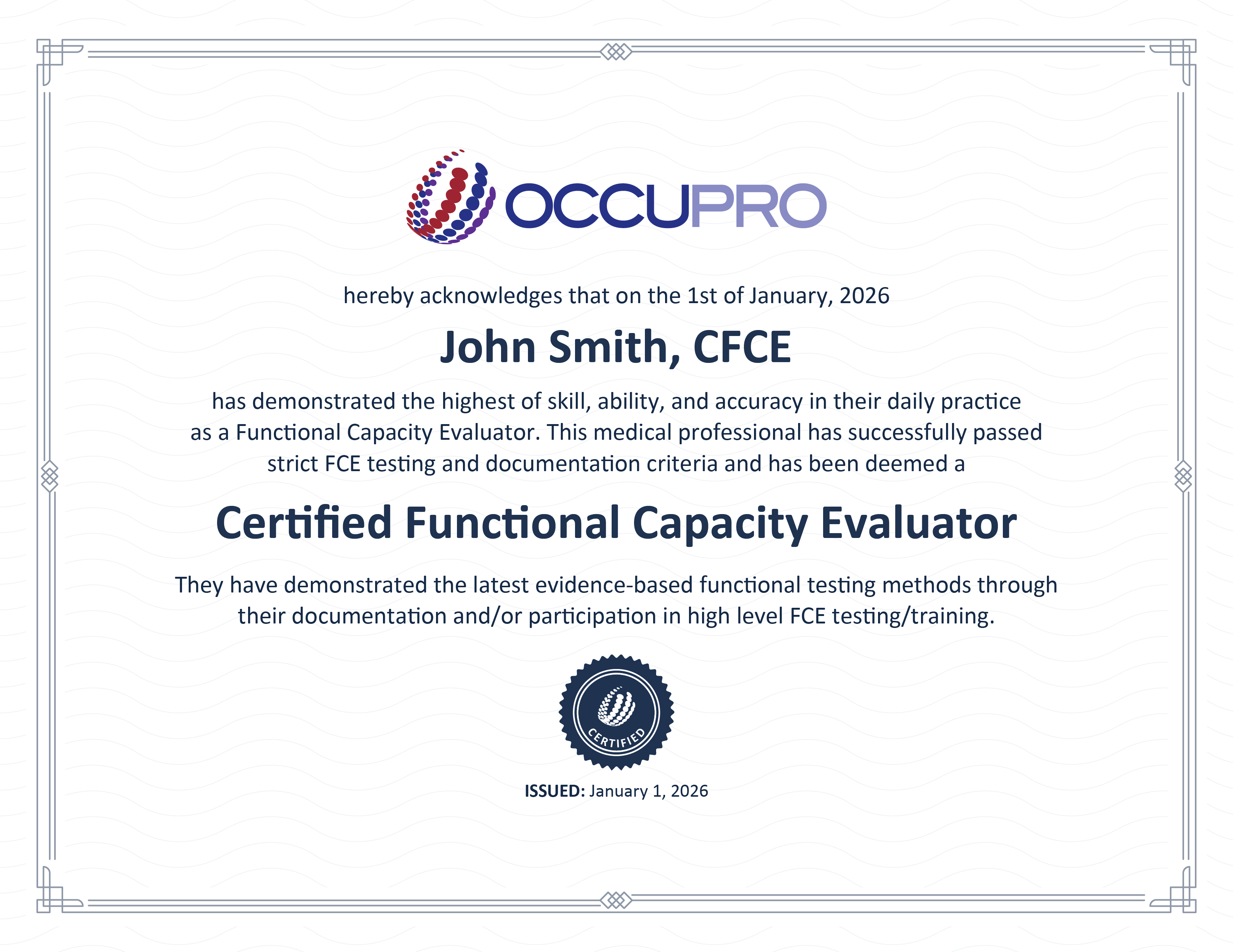 CFCE Certification