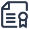 Certificate icon