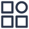 Geometric icon
