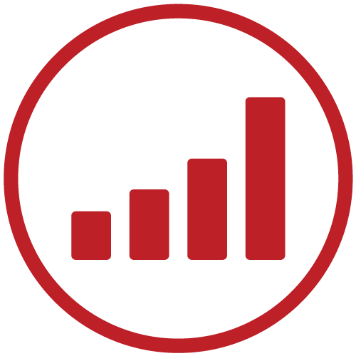 Bar graph icon