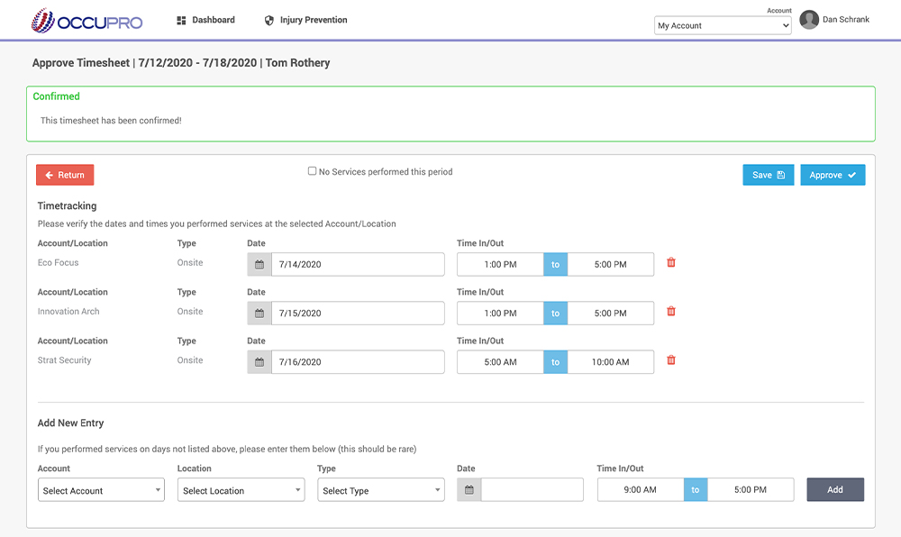 Time Tracking screenshot